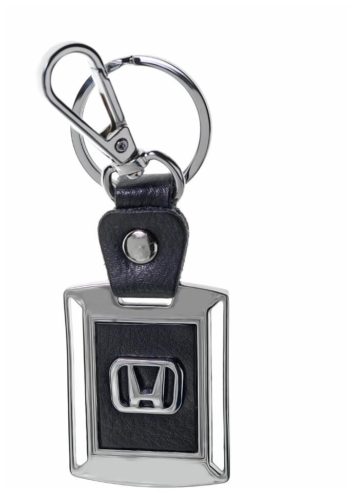 Three Shades Honda Leather Metal Logo Locking Curved Locking Car Key Chain (Black Silver)
Three Shades Honda Leather Metal Logo Locking Curved Locking Car Key Chain (Black Silver)