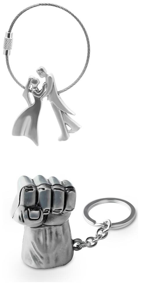 Three Shades Hulk Silver Key Chain Combo with Beautiful Newly Wedded Couple Set of 2 Key chain
Three Shades Hulk Silver Key Chain Combo with Beautiful Newly Wedded Couple Set of 2 Key chain