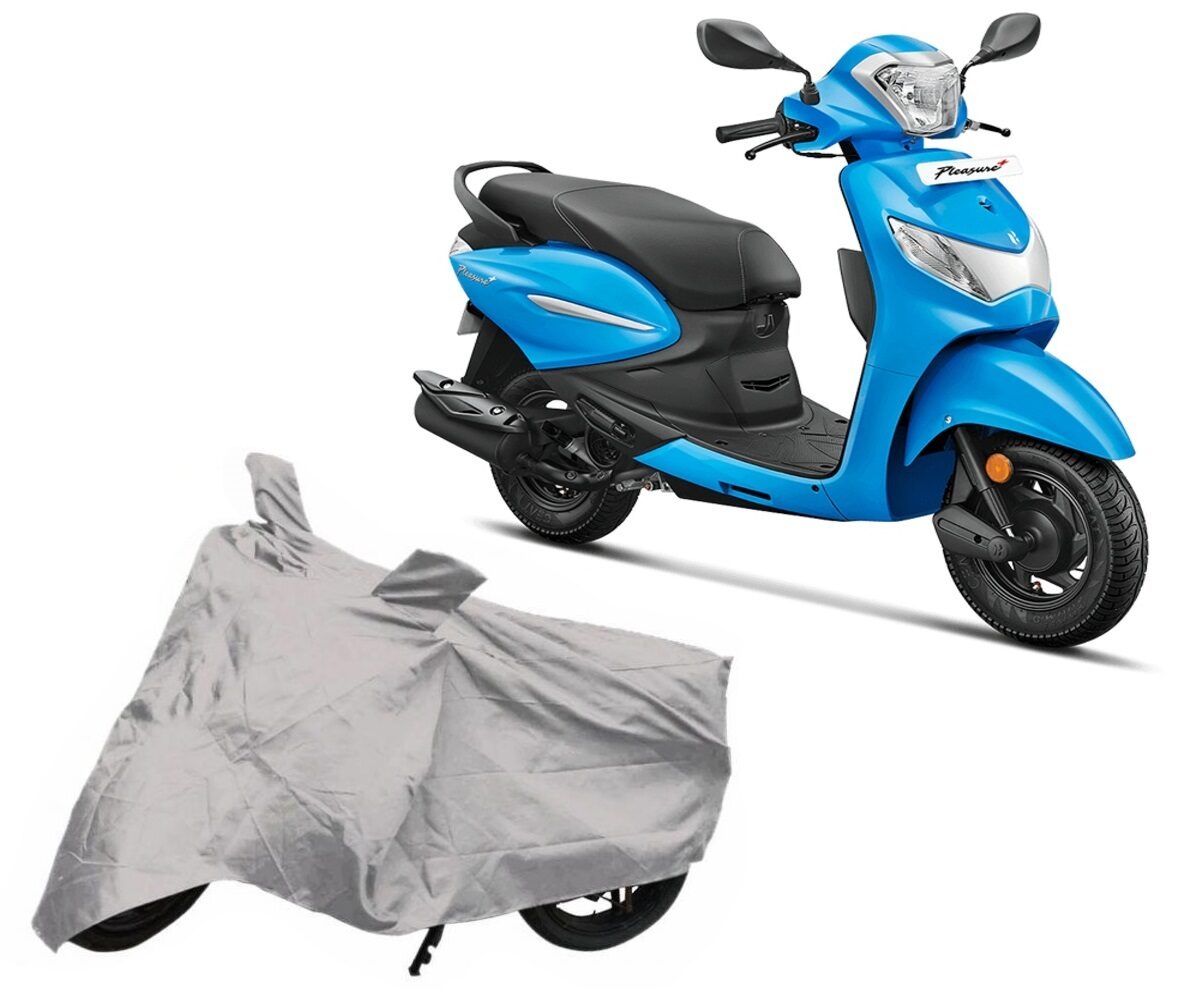 Utkarsh Premium Quality Silver Matty Two Wheeler Scooter Scooty Body Cover For Hero Pleasure Plus With Mirror Pockets
Utkarsh Premium Quality Silver Matty Two Wheeler Scooter Scooty Body Cover For Hero Pleasure Plus With Mirror Pockets