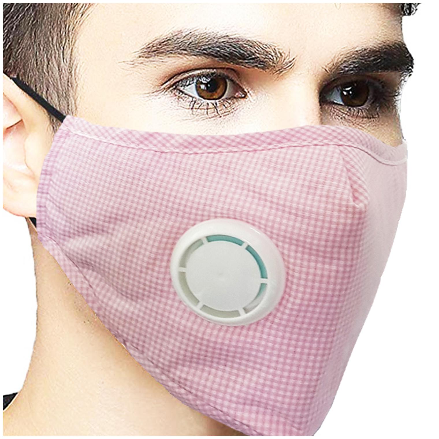 Vritraz Pink Check Reusable Washable PM 2 5 N95 Anti Pollution Activated Carbon Dust Face Mask with Breathing Valve
Vritraz Pink Check Reusable Washable PM 2 5 N95 Anti Pollution Activated Carbon Dust Face Mask with Breathing Valve