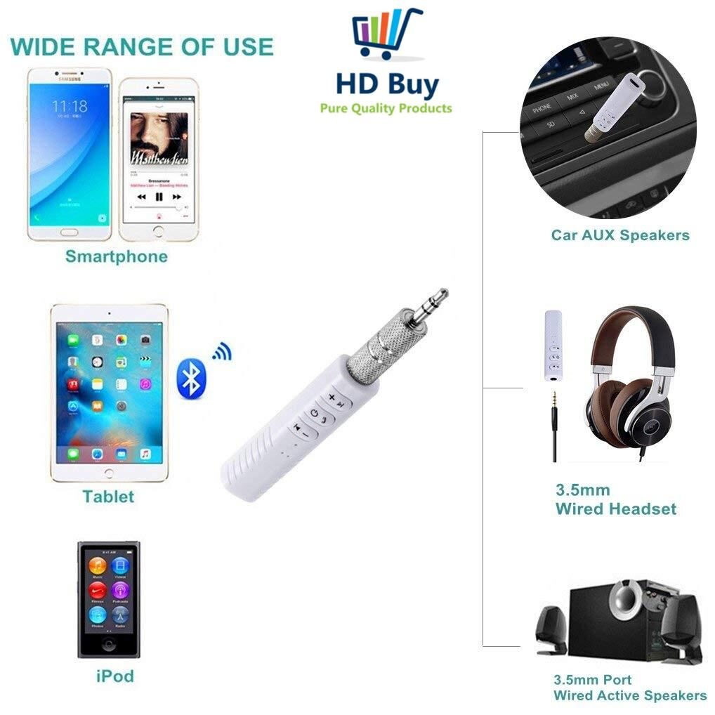 Wireless 3 5mm Car Bluetooth Music Receiver Adapter with MIC Stereo Output for Music Streaming System Equipment Home Appliances
Wireless 3 5mm Car Bluetooth Music Receiver Adapter with MIC Stereo Output for Music Streaming System Equipment Home Appliances