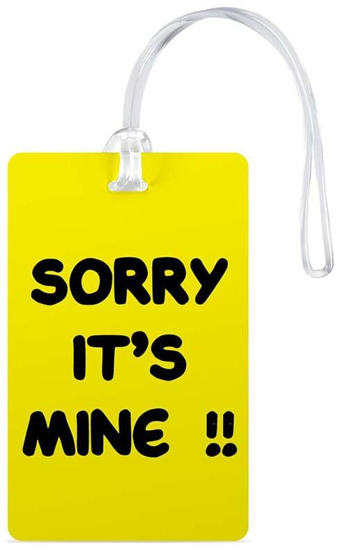 100yellow Luggage Tags- Printed High Quality Gloss Finish PVC Travel Bag Tag with Silicon Strap- Ideal For Travel
100yellow Luggage Tags- Printed High Quality Gloss Finish PVC Travel Bag Tag with Silicon Strap- Ideal For Travel