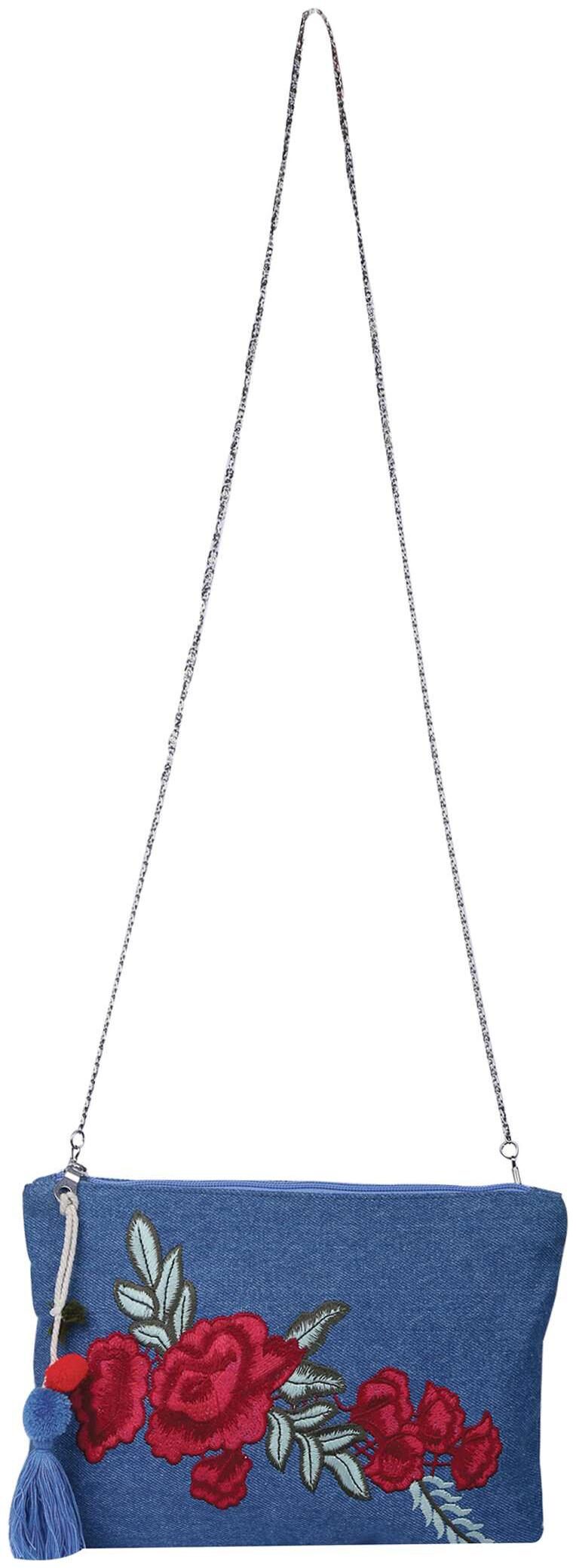 Anekaant City Denim Blue Denim Sling Bag
