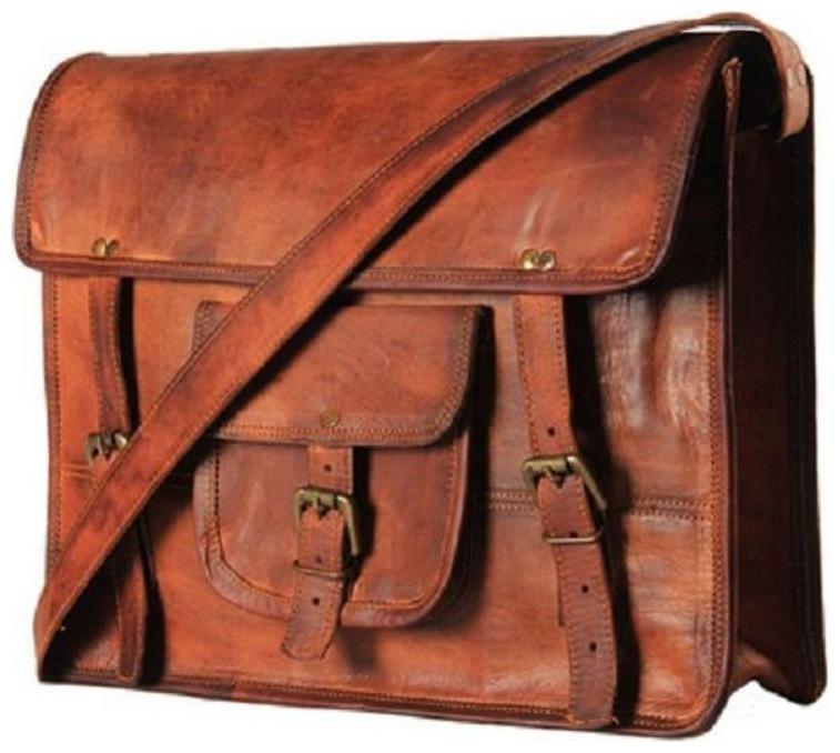 Anshika International genuine leather laptop shoulder messenger bag size (L)13 (H)10 (W)3
Anshika International genuine leather laptop shoulder messenger bag size (L)13 (H)10 (W)3