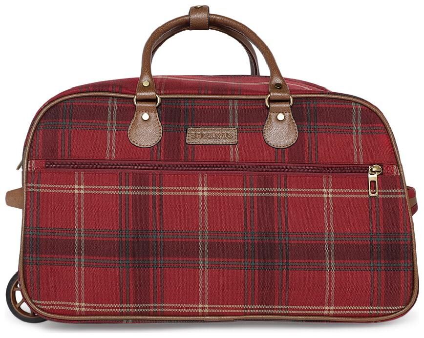 BagsRus Polyester 52 cms Jaquard Softsided Carry-On Duffel Cabin Trolley Cabin Size Soft Luggage Bag ( Red 2 Wheels )
BagsRus Polyester 52 cms Jaquard Softsided Carry-On Duffel Cabin Trolley Cabin Size Soft Luggage Bag ( Red 2 Wheels )