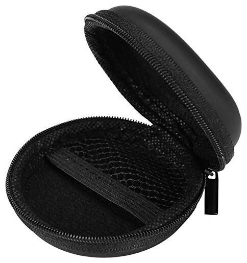 Earphone Pouch - Multi Purpose Pocket Storage Travel Organizer Case for Headphone Pen Drives Memory Card Keys and Data Cable (Black)
Earphone Pouch - Multi Purpose Pocket Storage Travel Organizer Case for Headphone Pen Drives Memory Card Keys and Data Cable (Black)