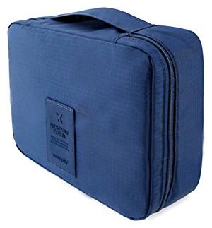 EVERBUY 1PCS Multi-Functional Portable Travel Makeup Cosmetic Accessories Toiletry Kit Organizer Pouch(NAVY BLUE) SET OF 1
EVERBUY 1PCS Multi-Functional Portable Travel Makeup Cosmetic Accessories Toiletry Kit Organizer Pouch(NAVY BLUE) SET OF 1