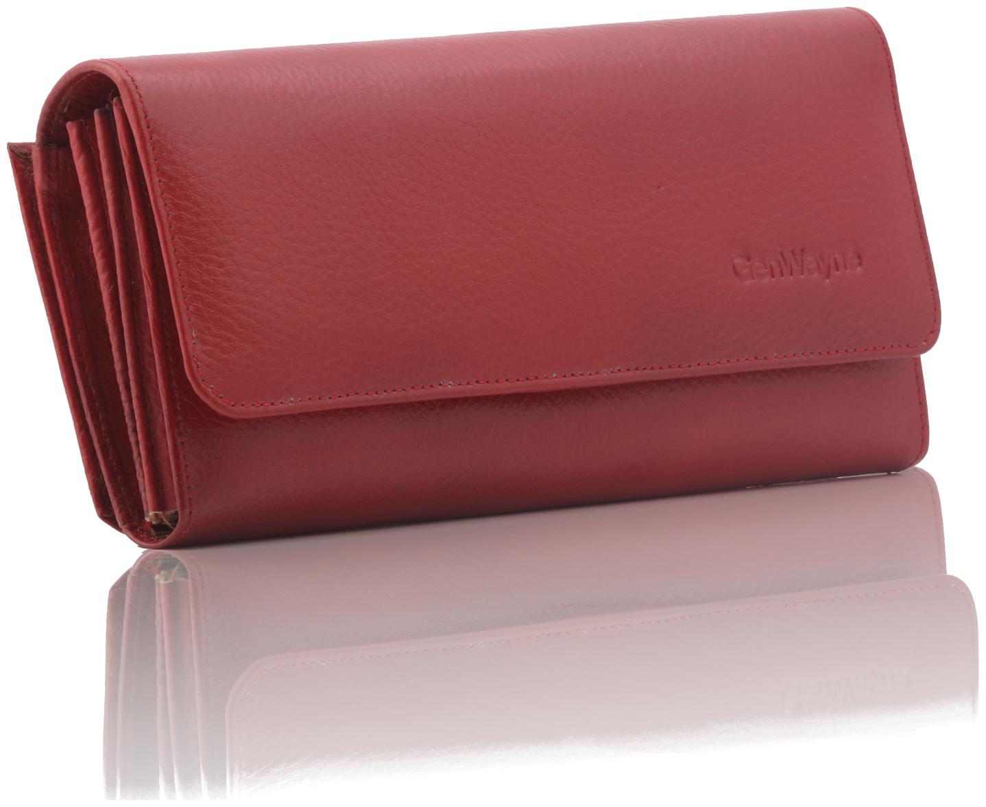 GenWayne Stylish Pure Leather Purse for Women s with Multiple Zipper and Card Slots
GenWayne Stylish Pure Leather Purse for Women s with Multiple Zipper and Card Slots