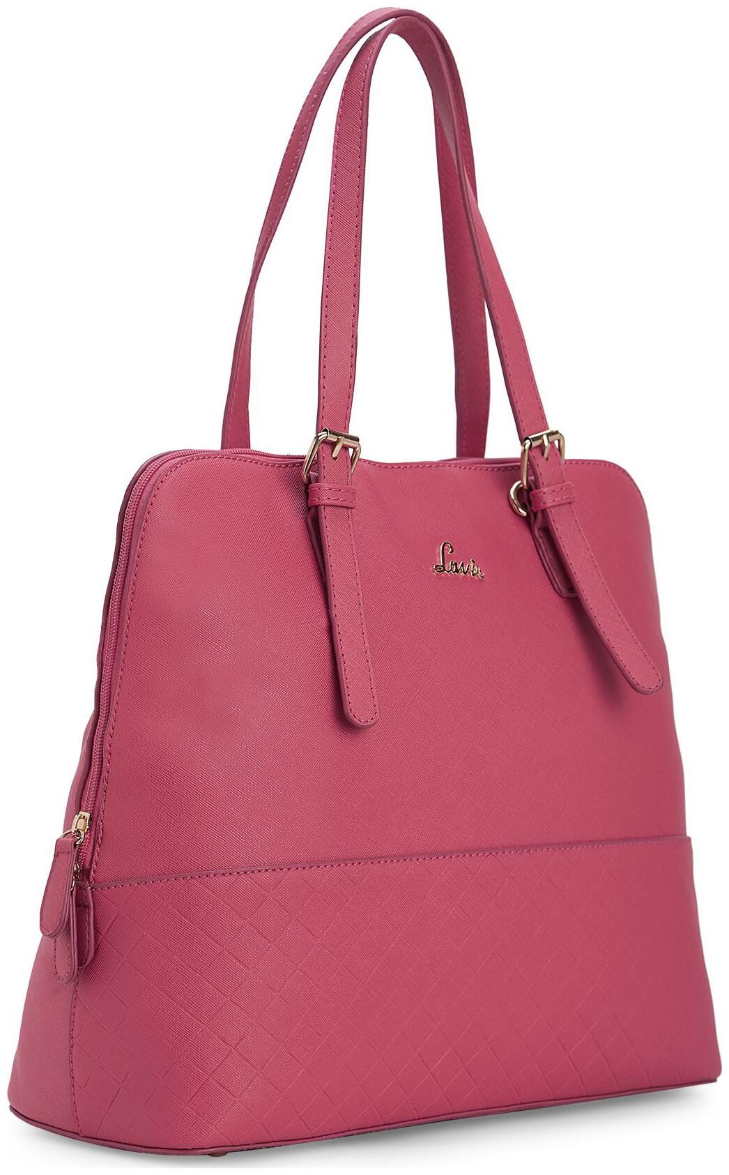 LAVIE Pink Synthetic Satchel 
LAVIE Pink Synthetic Satchel
