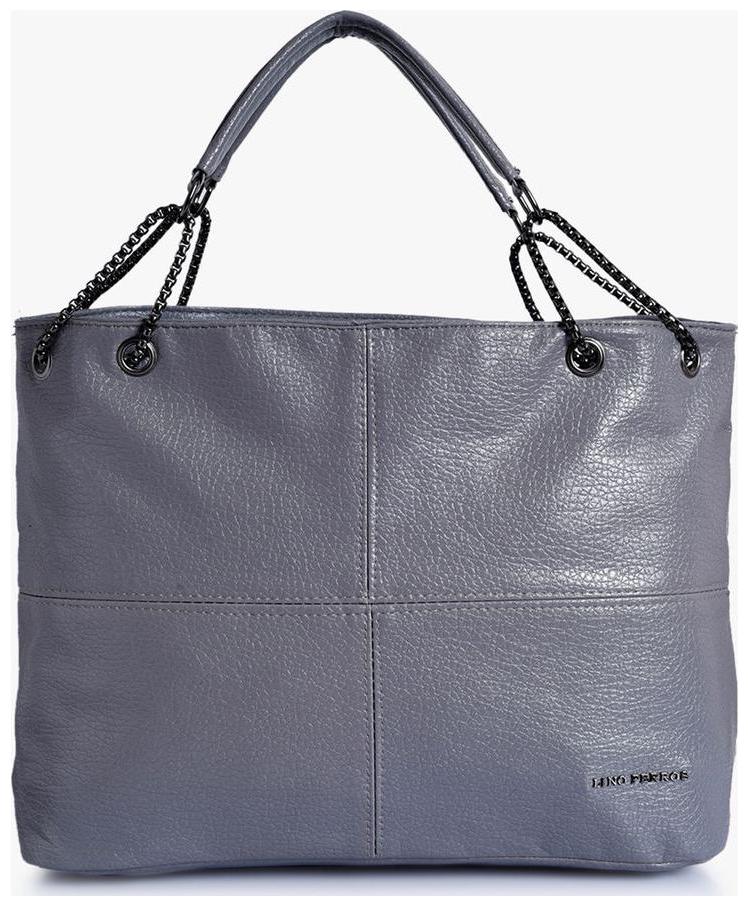 Lino Perros Synthetic Women Handheld bag - Grey
Lino Perros Synthetic Women Handheld bag - Grey