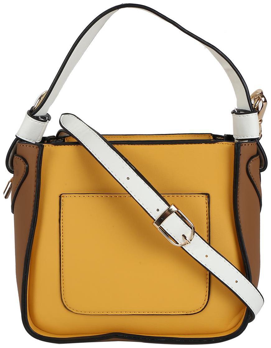 People Yellow PU Solid Sling Bag
People Yellow PU Solid Sling Bag