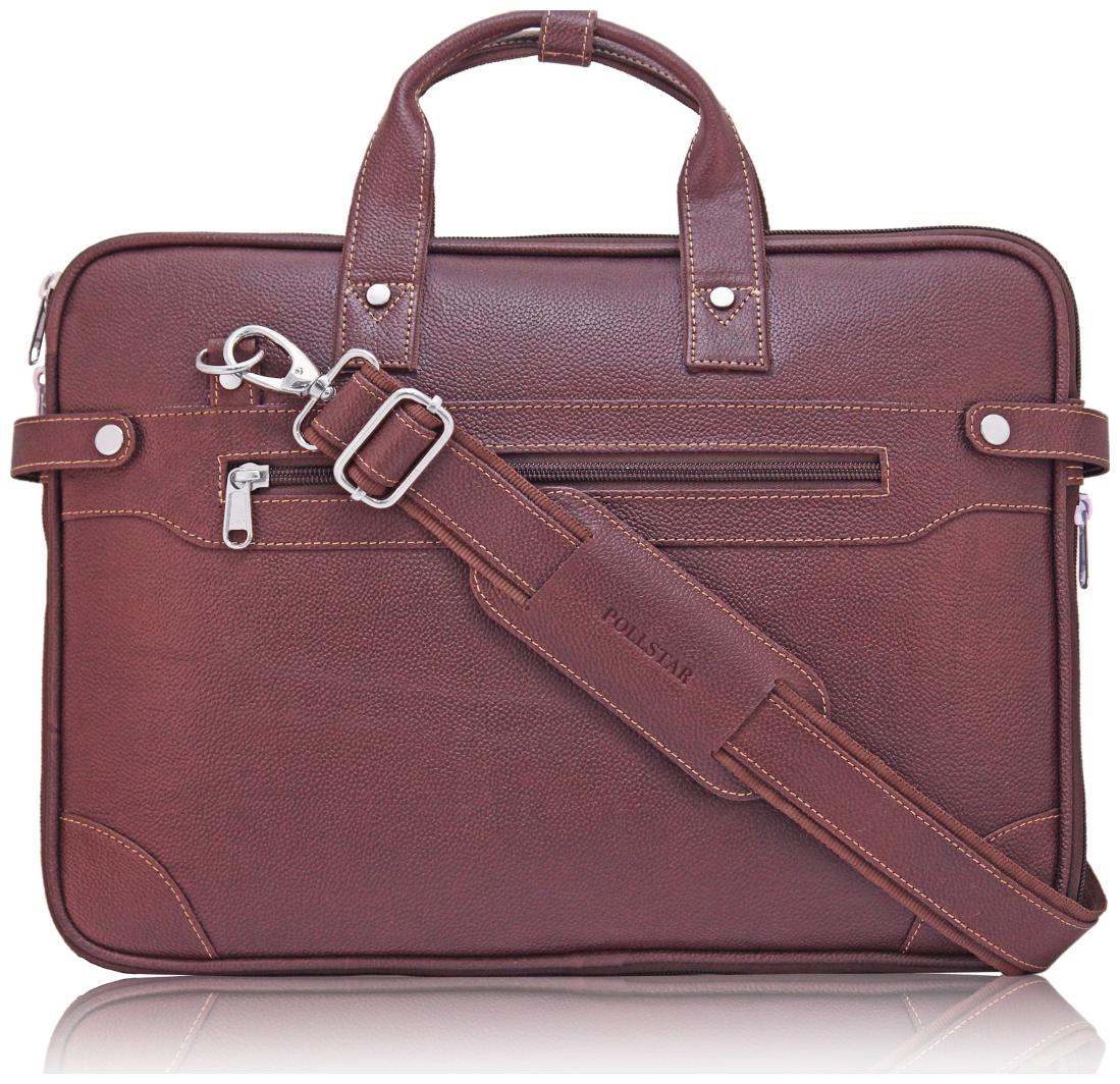 POLLSTAR Expandable Premium Leather 35 56 cm (14 inch) Laptop Messenger Bag (MB9999BN)
POLLSTAR Expandable Premium Leather 35 56 cm (14 inch) Laptop Messenger Bag (MB9999BN)