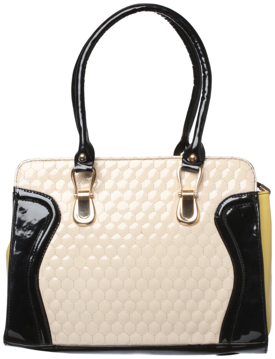 ROSEBERRY White Faux Leather Handheld Bag
ROSEBERRY White Faux Leather Handheld Bag