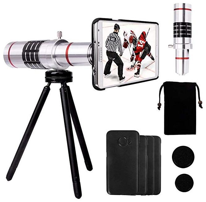 Crystal Digital Optical Zooming Lens HD Monocular Telescope Kit for Android iOS Phones with Tripod and Adjustable Holder
Crystal Digital Optical Zooming Lens HD Monocular Telescope Kit for Android iOS Phones with Tripod and Adjustable Holder