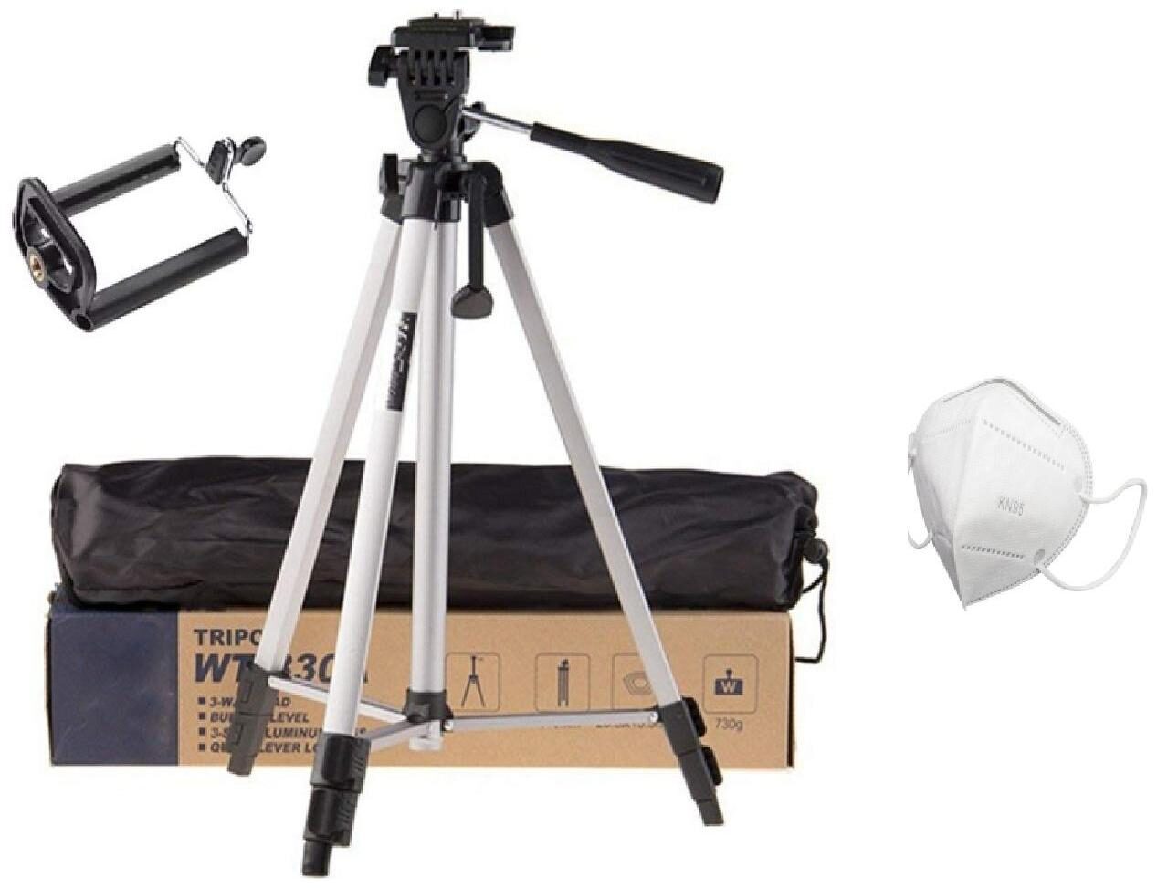 G GAPFILL High Quality 330A 135 cm Tripod Aluminum Portable Mini Tripod Lightweight Cellphone Tripod For iPhone Samsung Phone Holder Digital Camera Holder With Free Face Mask
G GAPFILL High Quality 330A 135 cm Tripod Aluminum Portable Mini Tripod Lightweight Cellphone Tripod For iPhone Samsung Phone Holder Digital Camera Holder With Free Face Mask