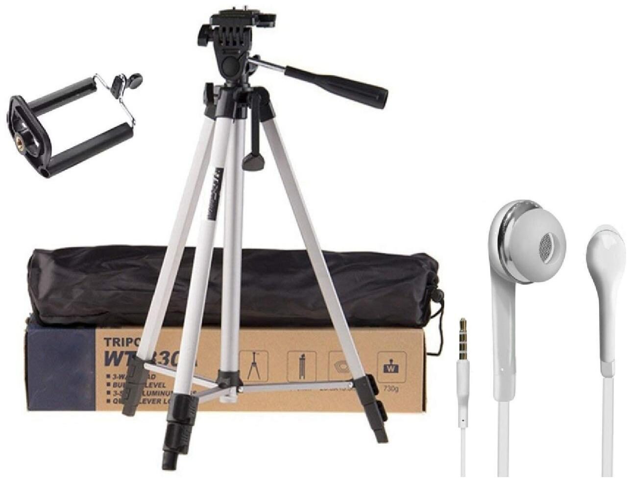 G GAPFILL High Quality 330A 135 cm Tripod Aluminum Portable Mini Tripod Lightweight Cellphone Tripod For iPhone Samsung Phone Holder Digital Camera Holder With Free High Bass Earphones
G GAPFILL High Quality 330A 135 cm Tripod Aluminum Portable Mini Tripod Lightweight Cellphone Tripod For iPhone Samsung Phone Holder Digital Camera Holder With Free High Bass Earphones