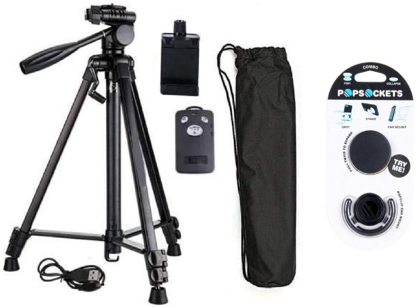 G Gapfill Tripod-3388 Mobile Clip Holder Bt Remote Best Use For Make Videos On Tiktok Vigo Video Snapchat Youtube Compatible With All Smartphones Tripod With Free Pop Socket
G Gapfill Tripod-3388 Mobile Clip Holder Bt Remote Best Use For Make Videos On Tiktok Vigo Video Snapchat Youtube Compatible With All Smartphones Tripod With Free Pop Socket