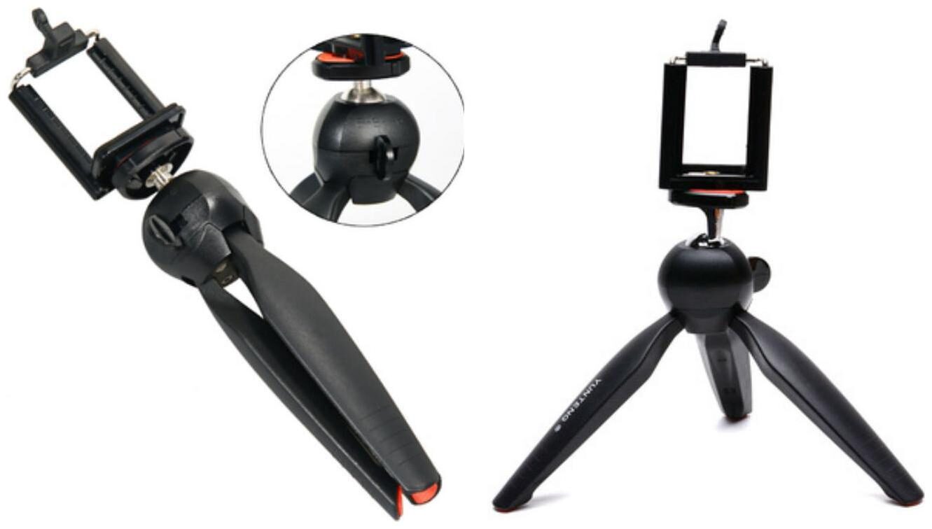 Mini Tripod 7 inch-22 With 360 Degree Rotation Ball Hard With Mobile Clip For All Android Iphone Smart Phone
Mini Tripod 7 inch-22 With 360 Degree Rotation Ball Hard With Mobile Clip For All Android Iphone Smart Phone