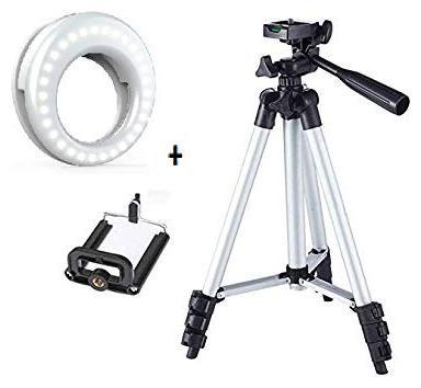 Selfie Ring Light for Mobile Cellphone Camera with 36 LED Lights for Night Darkness Selfies with 3110 3-Dimensional Head Foldable Camera Tripod Stand Mobile Clip Holder for Tiktok Video Youtube Vi
Selfie Ring Light for Mobile Cellphone Camera with 36 LED Lights for Night Darkness Selfies with 3110 3-Dimensional Head Foldable Camera Tripod Stand Mobile Clip Holder for Tiktok Video Youtube Vi