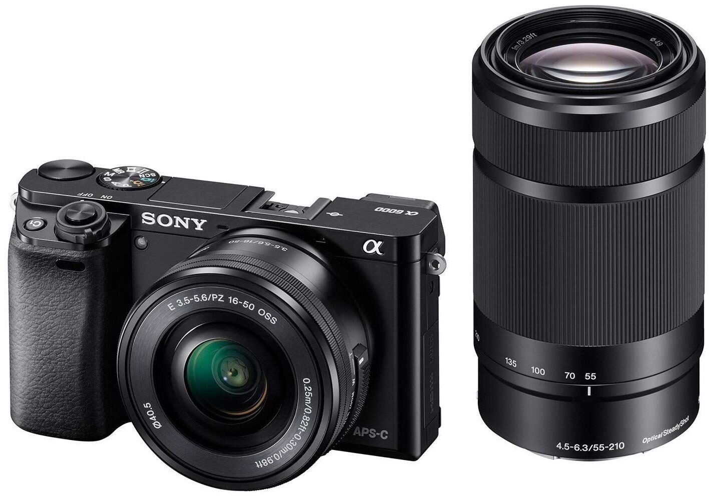 Sony ILCE-6000Y B Kit (SEL16-50mm 55-210mm) 24 3 MP DSLR Camera (Black) Carry Case 16GB SD Card
Sony ILCE-6000Y B Kit (SEL16-50mm 55-210mm) 24 3 MP DSLR Camera (Black) Carry Case 16GB SD Card