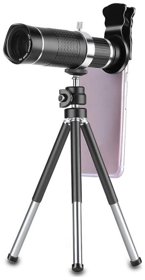 TSV Optical Zooming Lens Telescope Lens with Tripod Adjustable Holder for Mobile Camera - All Smartphones (Android iOS Devices)
TSV Optical Zooming Lens Telescope Lens with Tripod Adjustable Holder for Mobile Camera - All Smartphones (Android iOS Devices)