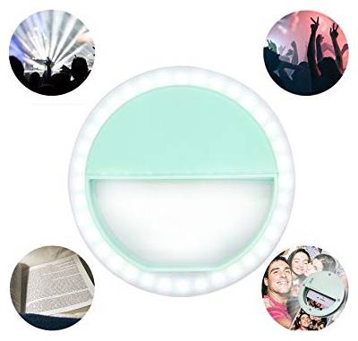 TSV Portable LED Selfie Ring Light for Smartphones Tablets and iPhone (Mint Green)
TSV Portable LED Selfie Ring Light for Smartphones Tablets and iPhone (Mint Green)