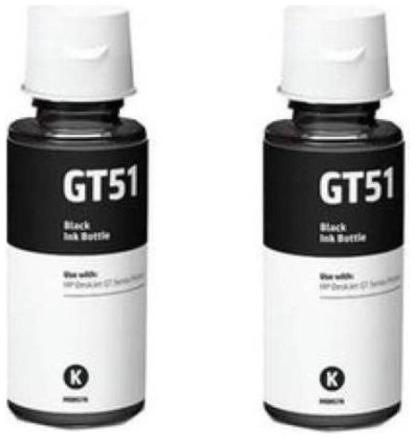 Cartridge Vista Compatible HP GT51 GT52 Ink Black Pack of 2 Ink bottle for Compatible Printers for HP Gt5810 Gt5811 Gt5820 Gt5821 310 315 319 410 415 419
Cartridge Vista Compatible HP GT51 GT52 Ink Black Pack of 2 Ink bottle for Compatible Printers for HP Gt5810 Gt5811 Gt5820 Gt5821 310 315 319 410 415 419