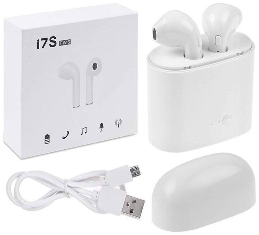 DOMAZO I7S Wireless Bluetooth Earbuds For Android And Other Phones In-Ear Bluetooth Headset ( White )
DOMAZO I7S Wireless Bluetooth Earbuds For Android And Other Phones In-Ear Bluetooth Headset ( White )
