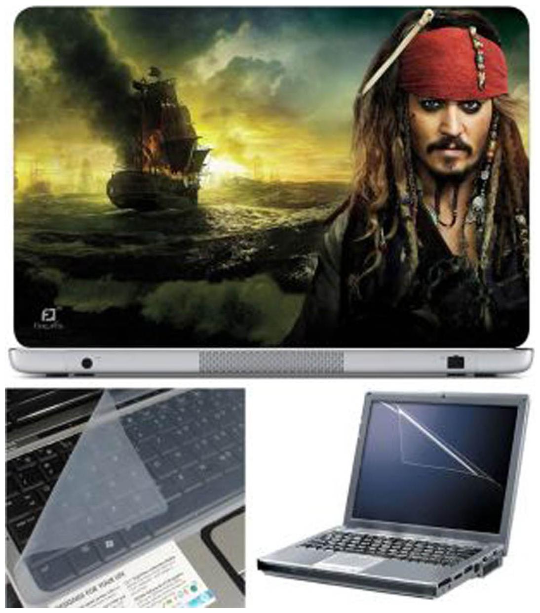 FineArts Captain Jack Sparrow Laptop Skin For 15 6 inch Laptop With Key Guard Screen Protector
FineArts Captain Jack Sparrow Laptop Skin For 15 6 inch Laptop With Key Guard Screen Protector