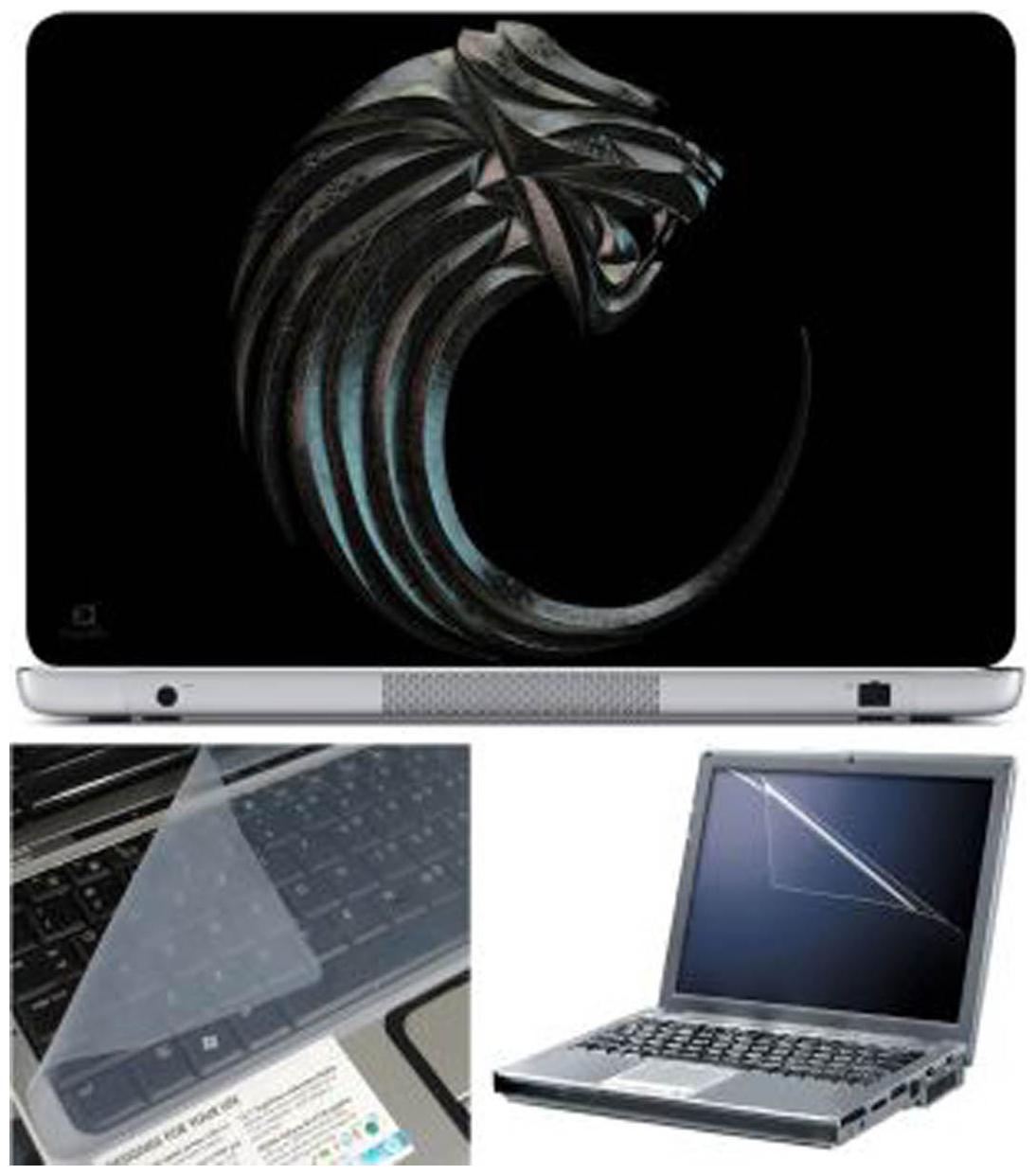 FineArts Lion Metal Logo Laptop Skin For 15 6 inch Laptop With Key Guard Screen Protector
FineArts Lion Metal Logo Laptop Skin For 15 6 inch Laptop With Key Guard Screen Protector