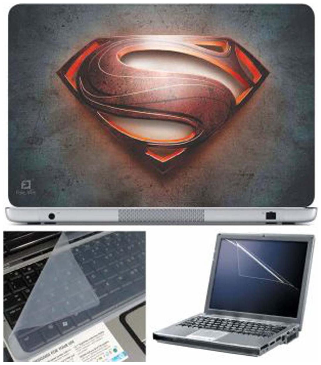 FineArts Superman Grey Back Laptop Skin For 15 6 inch Laptop With Key Guard Screen Protector
FineArts Superman Grey Back Laptop Skin For 15 6 inch Laptop With Key Guard Screen Protector