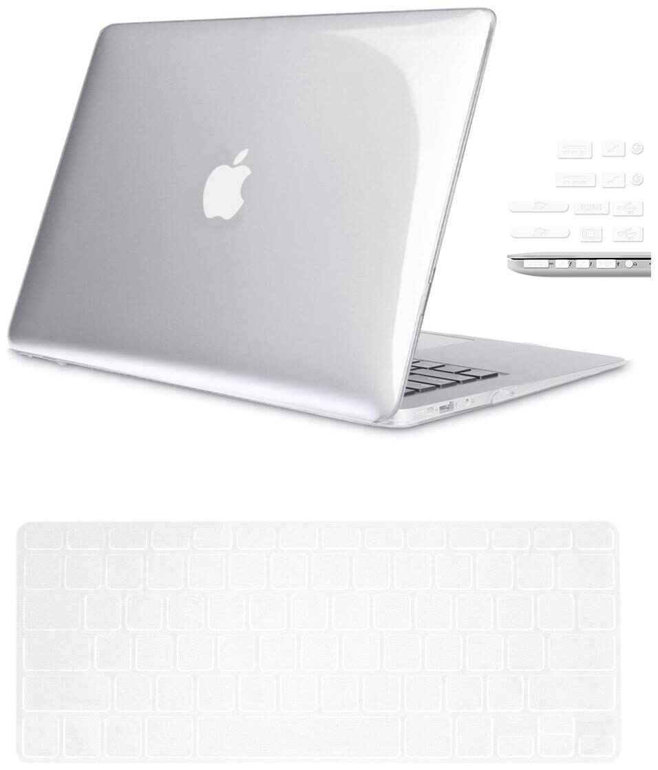 IFyx Clear Hard Shell Skin Case Cover Keyboard Skin And Dustplugs For MacBook Air 13 Inch A1369 A1466 (2010-2017)
IFyx Clear Hard Shell Skin Case Cover Keyboard Skin And Dustplugs For MacBook Air 13 Inch A1369 A1466 (2010-2017)
