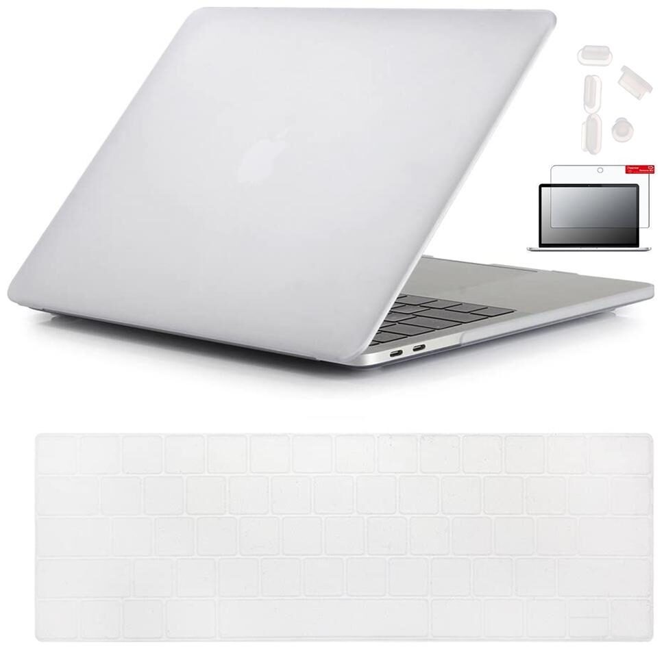 IFyx Soft Touch Matte Hard Protective Shell Case Cover Skin For Macbook Pro 15 Inch With Touch Bar A1990 A1707 (2016-2020) DustPlugs Keypad Screen Guard
IFyx Soft Touch Matte Hard Protective Shell Case Cover Skin For Macbook Pro 15 Inch With Touch Bar A1990 A1707 (2016-2020) DustPlugs Keypad Screen Guard