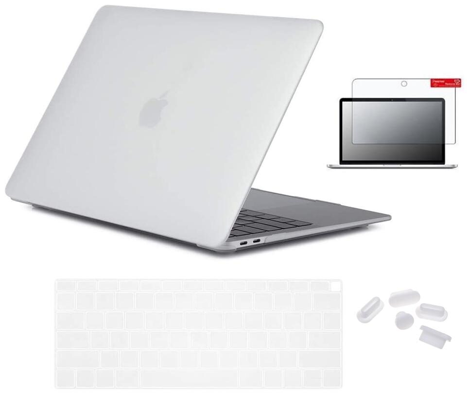 IFyx Soft Touch Matte Hard Protective Shell Case Cover Skin For New MacBook Air 13 Inch with Touch ID A1932 A2179 (2018-2020) DustPlugs Keypad Screen Guard
IFyx Soft Touch Matte Hard Protective Shell Case Cover Skin For New MacBook Air 13 Inch with Touch ID A1932 A2179 (2018-2020) DustPlugs Keypad Screen Guard