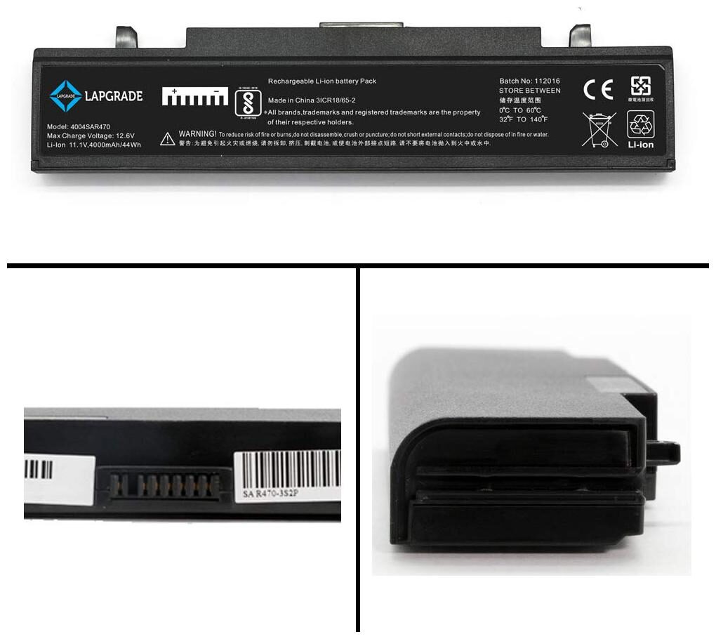 Lapgrade Battery for Samsung R408 R410 R453 R458 R463 R464 R465 R467 R468 R470 Series
Lapgrade Battery for Samsung R408 R410 R453 R458 R463 R464 R465 R467 R468 R470 Series