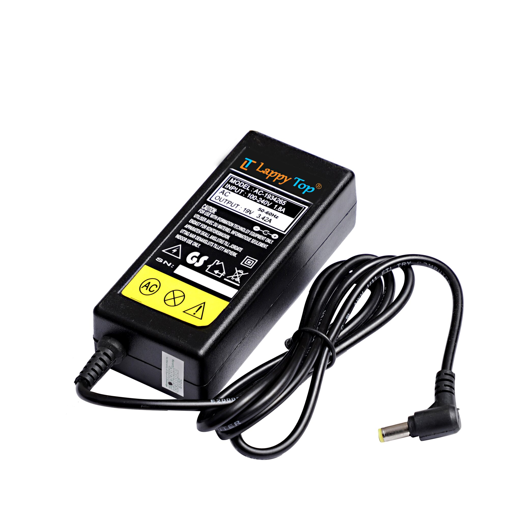 LT Lappy Top Laptop Adapter Charger For Acer 65W Yellow Pin Tip Laptop Adapter Charger 19V 3 42A Travelmate 5760 Travelmate 6291 Travelmate 6292 Travelmate 6293
LT Lappy Top Laptop Adapter Charger For Acer 65W Yellow Pin Tip Laptop Adapter Charger 19V 3 42A Travelmate 5760 Travelmate 6291 Travelmate 6292 Travelmate 6293