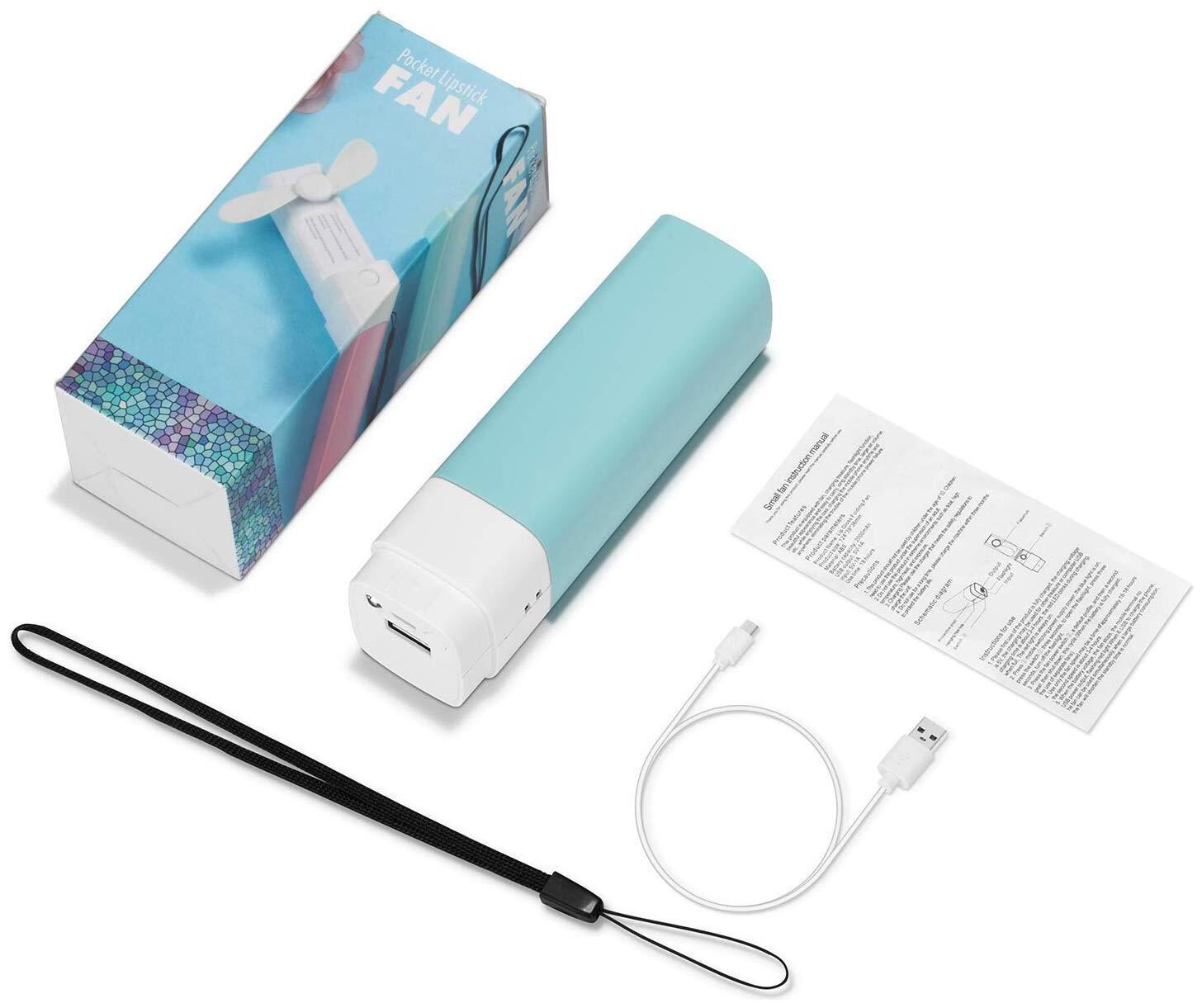 Mini USB Portable Fan Small Desk Fan Personal Handheld Fan - Battery Operated Fan with 2000 mAh Power Bank 2 Speeds Adjustable LED Light for Camp and Travel and Outdoor
Mini USB Portable Fan Small Desk Fan Personal Handheld Fan - Battery Operated Fan with 2000 mAh Power Bank 2 Speeds Adjustable LED Light for Camp and Travel and Outdoor