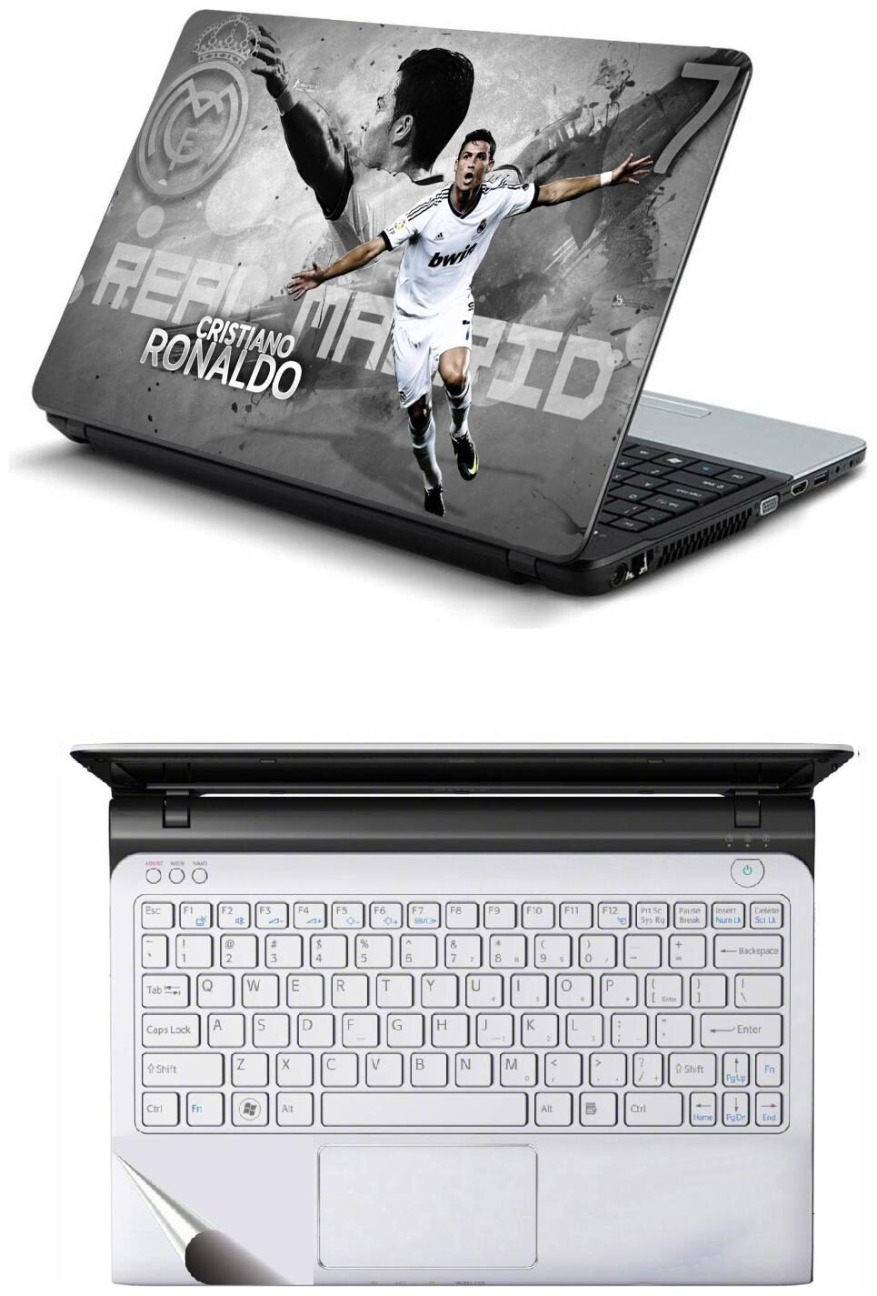 Namo Arts Combo of Laptop Skins 15 6 inch Stickers with Laptop TrackPad Skin for All Laptop - Notebook PTMHQ10046 Cristiano Ronaldo Real Madrid
Namo Arts Combo of Laptop Skins 15 6 inch Stickers with Laptop TrackPad Skin for All Laptop - Notebook PTMHQ10046 Cristiano Ronaldo Real Madrid