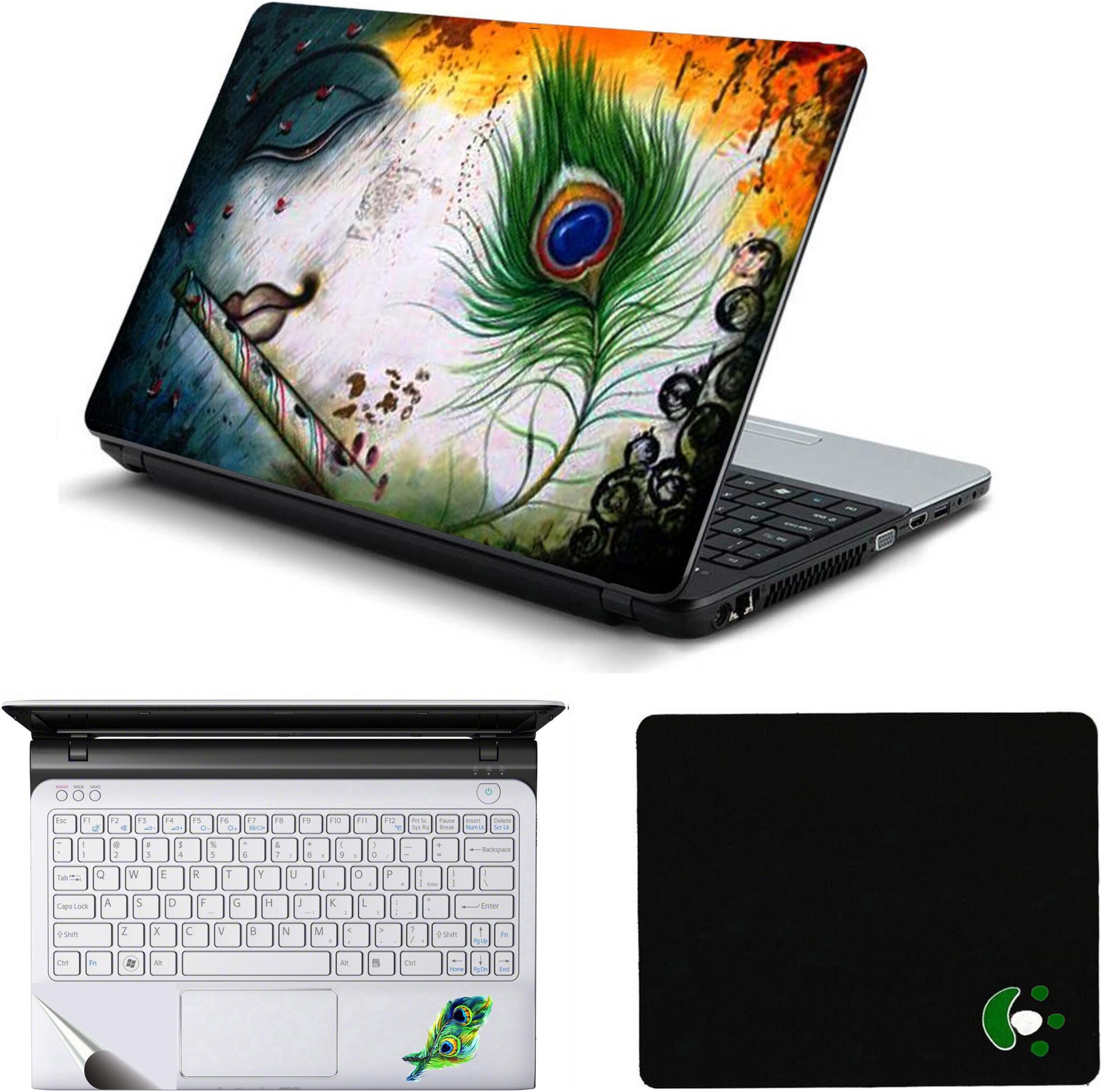Namo Arts Feather Laptop Skin Sticker Mouse Pad and Palmrest Skin For 15 6 inch Laptop
Namo Arts Feather Laptop Skin Sticker Mouse Pad and Palmrest Skin For 15 6 inch Laptop