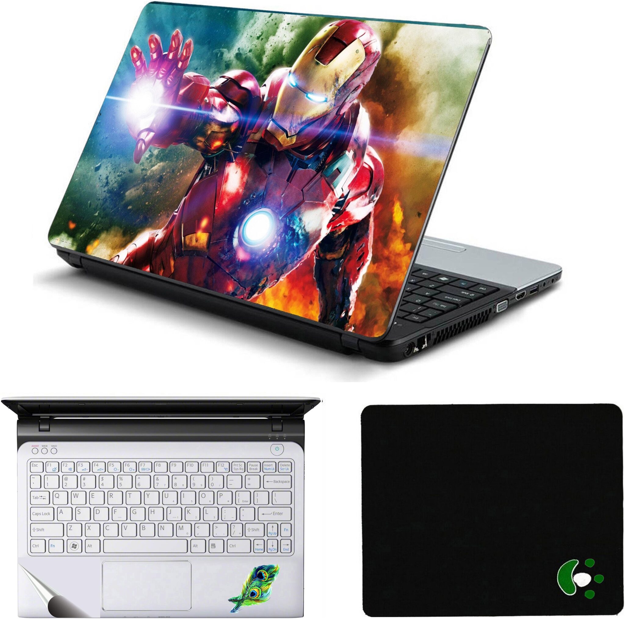 Namo Arts Iron Man In Action Laptop Skin Sticker Mouse Pad and Palmrest Skin For 15 6 inch Laptop
Namo Arts Iron Man In Action Laptop Skin Sticker Mouse Pad and Palmrest Skin For 15 6 inch Laptop