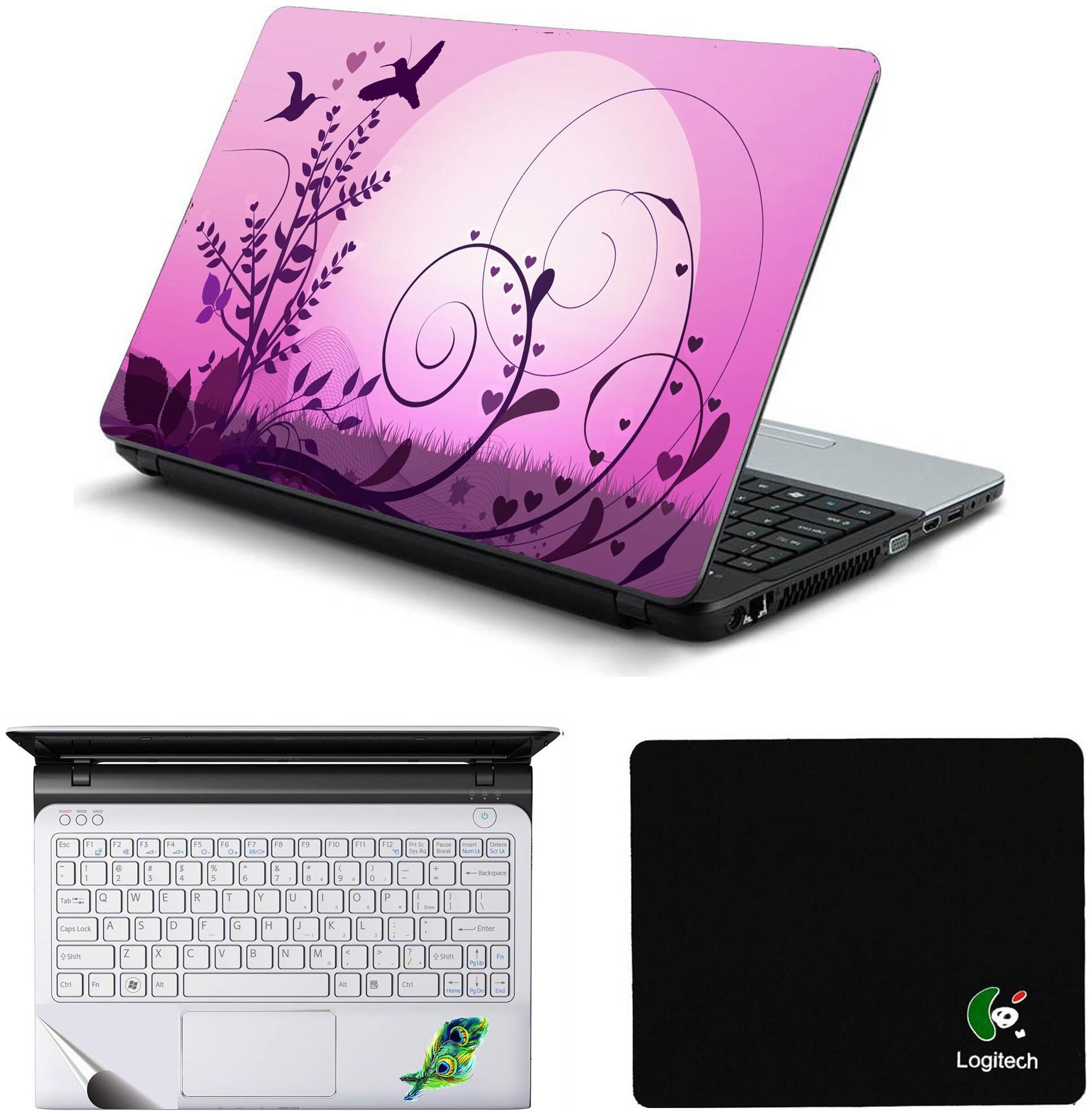 Namo Arts Laptop Accessories Combo Abstract PinkLaptop Skin Stickers Mouse Pad and Palmrest Skin for HP-Dell-Lenovo-Acer-Asus Laptops Notebooks
Namo Arts Laptop Accessories Combo Abstract PinkLaptop Skin Stickers Mouse Pad and Palmrest Skin for HP-Dell-Lenovo-Acer-Asus Laptops Notebooks
