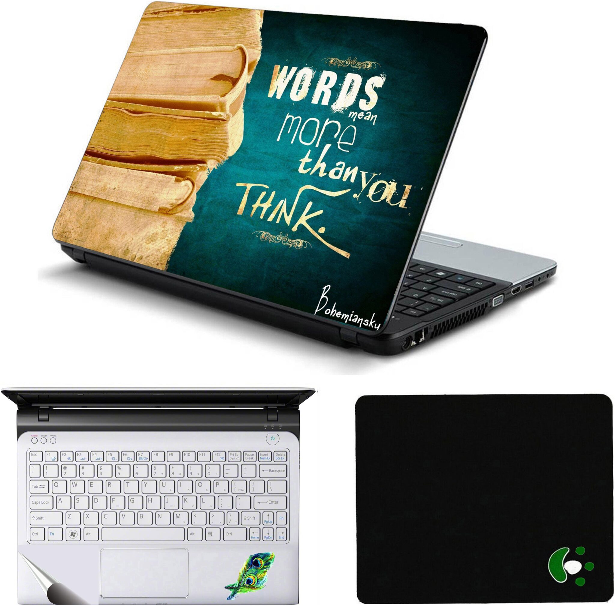 Namo Arts Words Quote Laptop Skin Sticker Mouse Pad and Palmrest Skin For 15 6 inch Laptop
Namo Arts Words Quote Laptop Skin Sticker Mouse Pad and Palmrest Skin For 15 6 inch Laptop