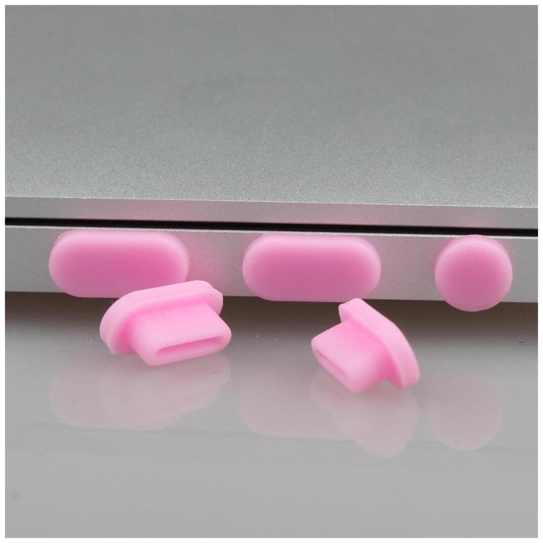 Pashay Anti Dust Silicone Plugs Cover for Apple Macbook pro 13 Touch Magenta color
Pashay Anti Dust Silicone Plugs Cover for Apple Macbook pro 13 Touch Magenta color