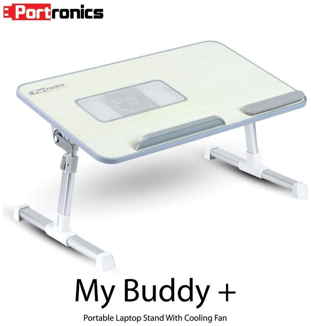 Portronics POR-704 Adjustable laptop cooling table portable laptop desk portable laptop table Portable Multipurpose Laptop Table Foldable laptop cooling table
Portronics POR-704 Adjustable laptop cooling table portable laptop desk portable laptop table Portable Multipurpose Laptop Table Foldable laptop cooling table