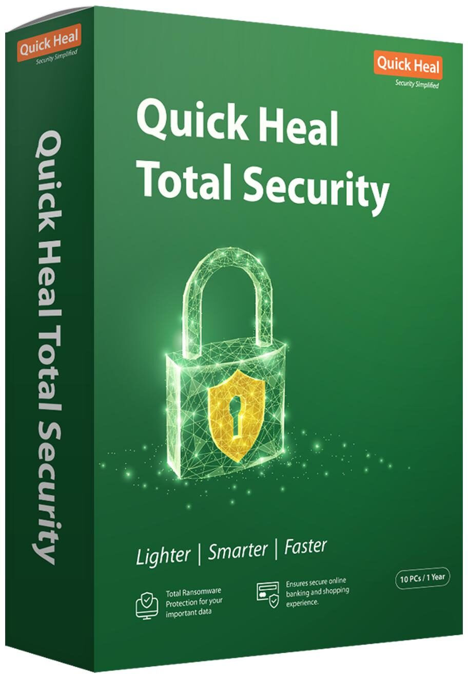 Quick Heal Total Security (10 User 1 Year)
Quick Heal Total Security (10 User 1 Year)