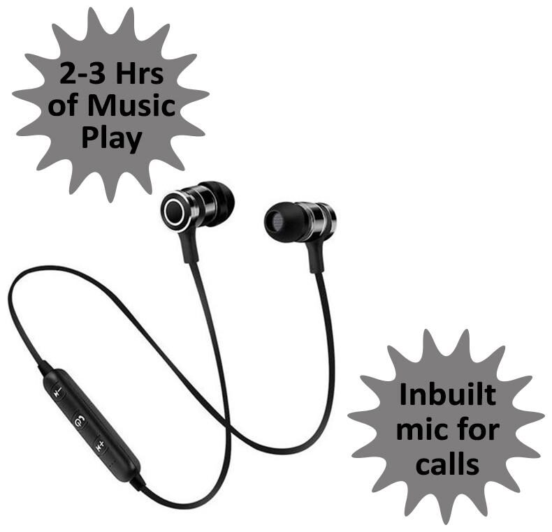 Sami In-Ear Bluetooth Headset ( Black ) 
Sami In-Ear Bluetooth Headset ( Black )