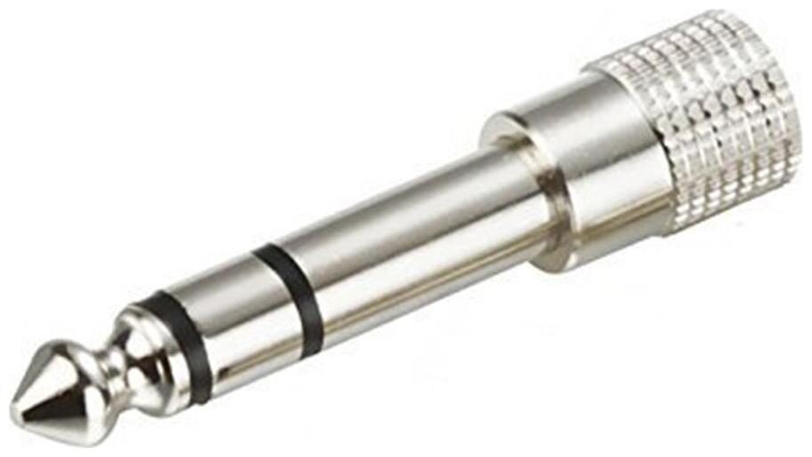 SeCro Metal 3 5mm Female to 6 35mm Male Plug Stereo Audio Jack Adapter Converter Connecter ((1 Pack) SILVER)
SeCro Metal 3 5mm Female to 6 35mm Male Plug Stereo Audio Jack Adapter Converter Connecter ((1 Pack) SILVER)