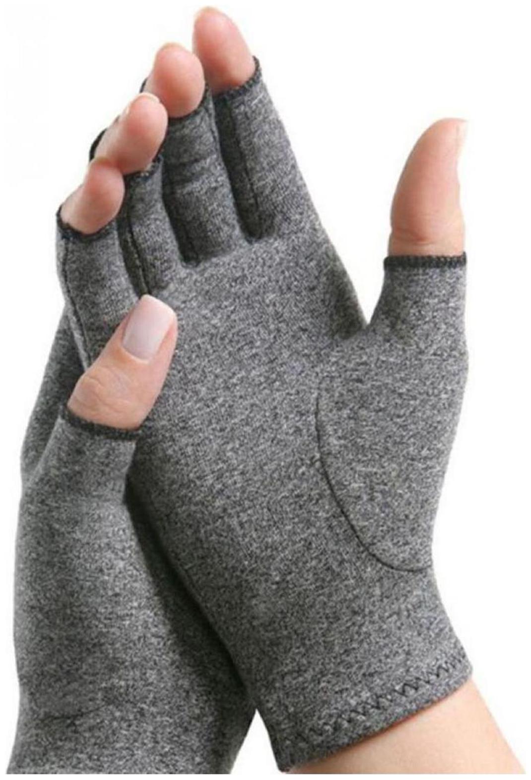 1 Pair Open Fingers Compression Gloves Hand Arthritis Joint Pain Relief Gloves (L)
1 Pair Open Fingers Compression Gloves Hand Arthritis Joint Pain Relief Gloves (L)