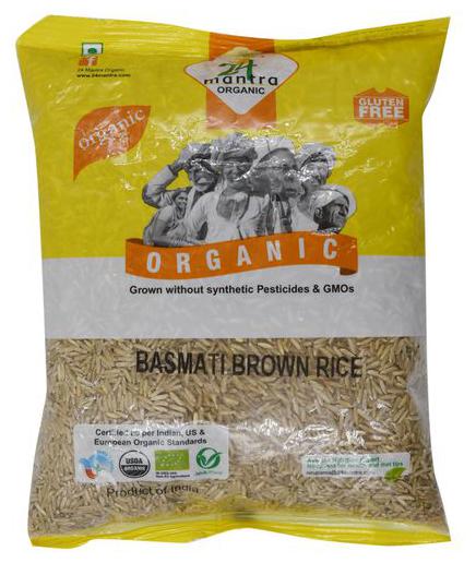 24 Mantra Organic Rice - Brown Basmati 1 kg 
24 Mantra Organic Rice - Brown Basmati 1 kg