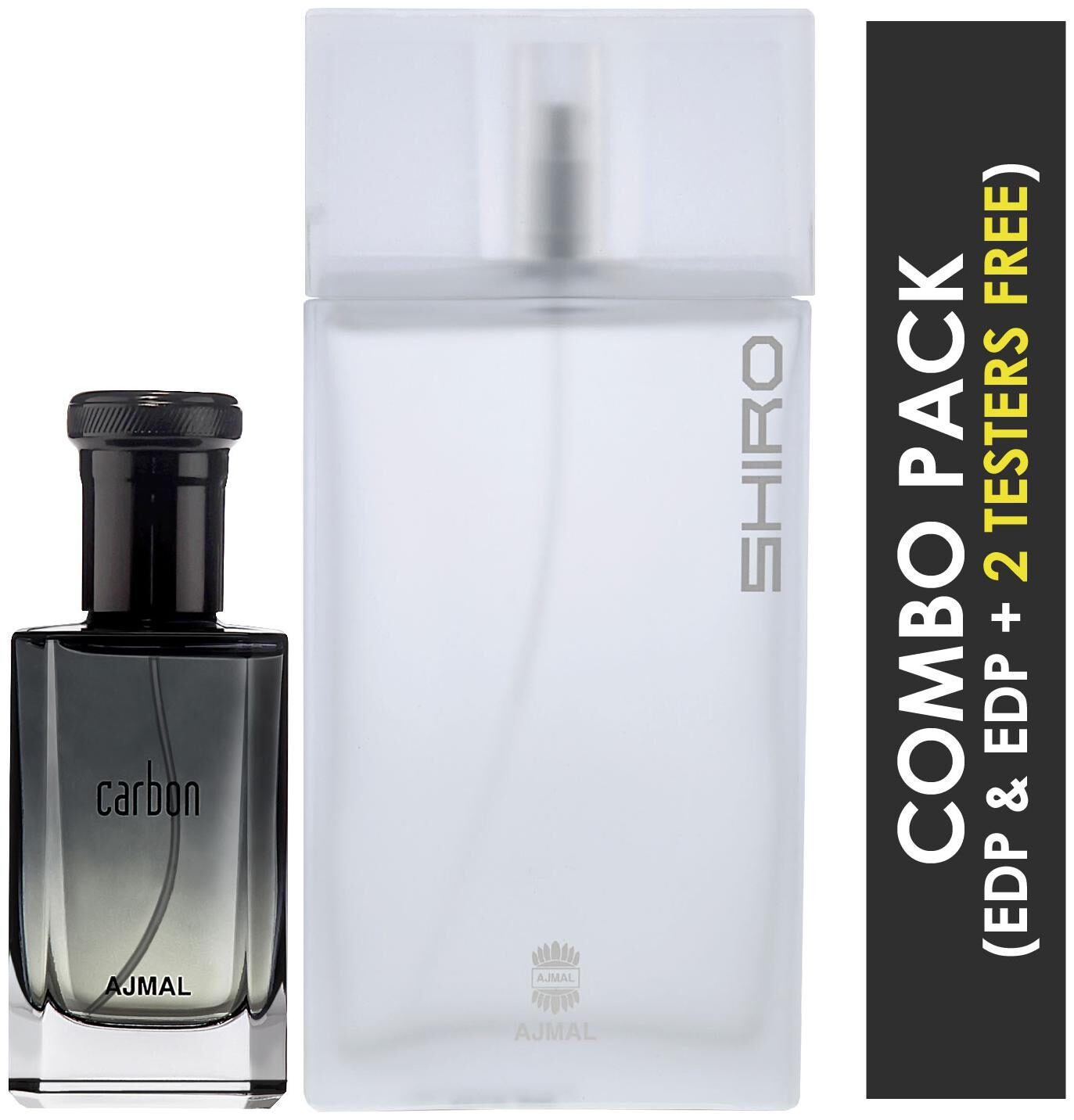 Ajmal Carbon EDP Citrus Spicy Perfume 100ml for Men and Ajmal Shiro EDP Citrus Spicy Perfume 90ml for Men
Ajmal Carbon EDP Citrus Spicy Perfume 100ml for Men and Ajmal Shiro EDP Citrus Spicy Perfume 90ml for Men